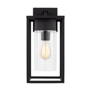 Vado 17" Large Outdoor Wall Lantern, Black Finish - Bees Lighting