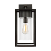Vado 17" Large Outdoor Wall Lantern, Antique Bronze Finish - Bees Lighting