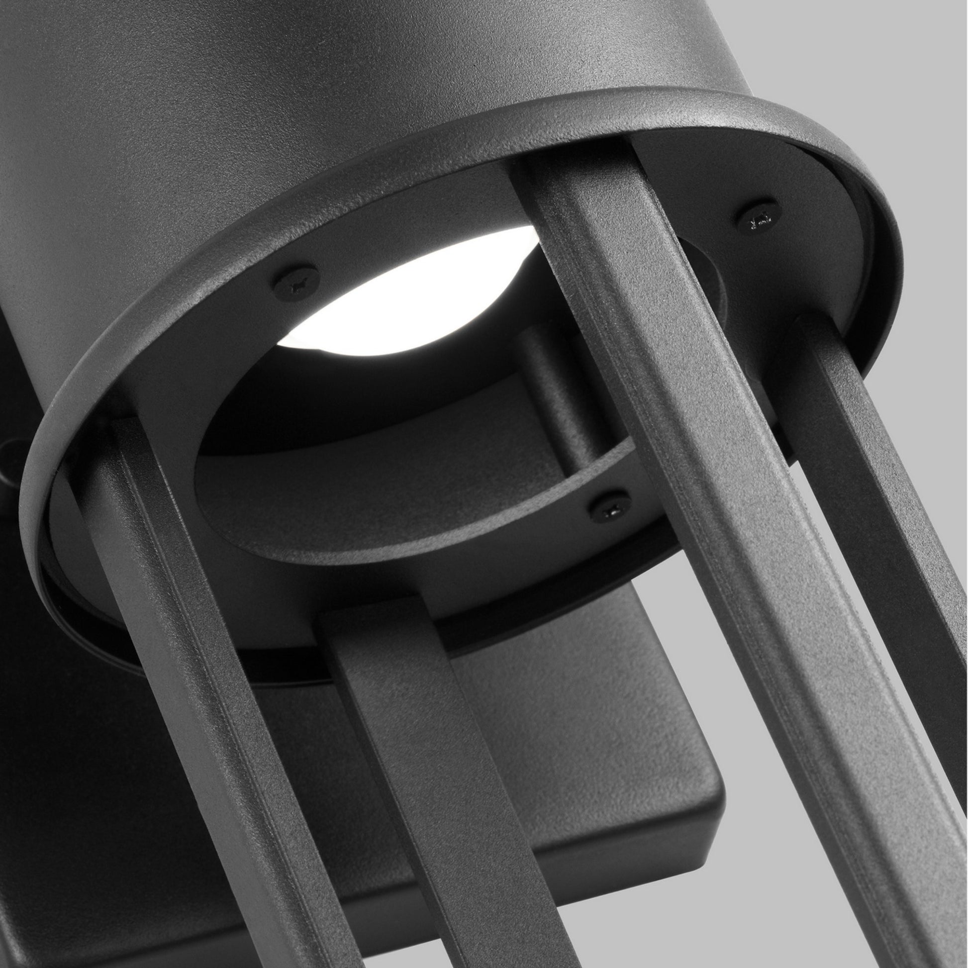 Union 19" Large LED Outdoor Wall Lantern, Black Finish - Bees Lighting