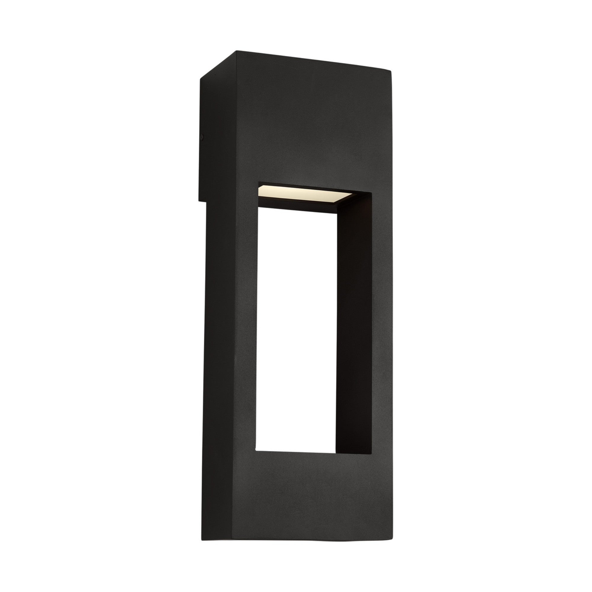 Testa 20" Large LED Outdoor Wall Lantern, Black Finish - Bees Lighting