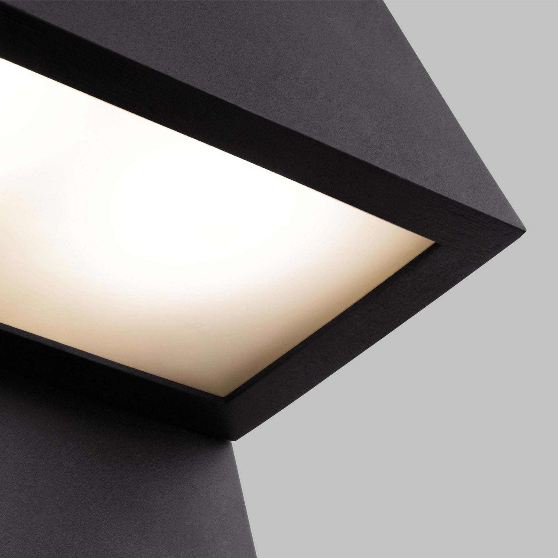 Rocha 20" Large LED Outdoor Wall Lantern, Black Finish - Bees Lighting