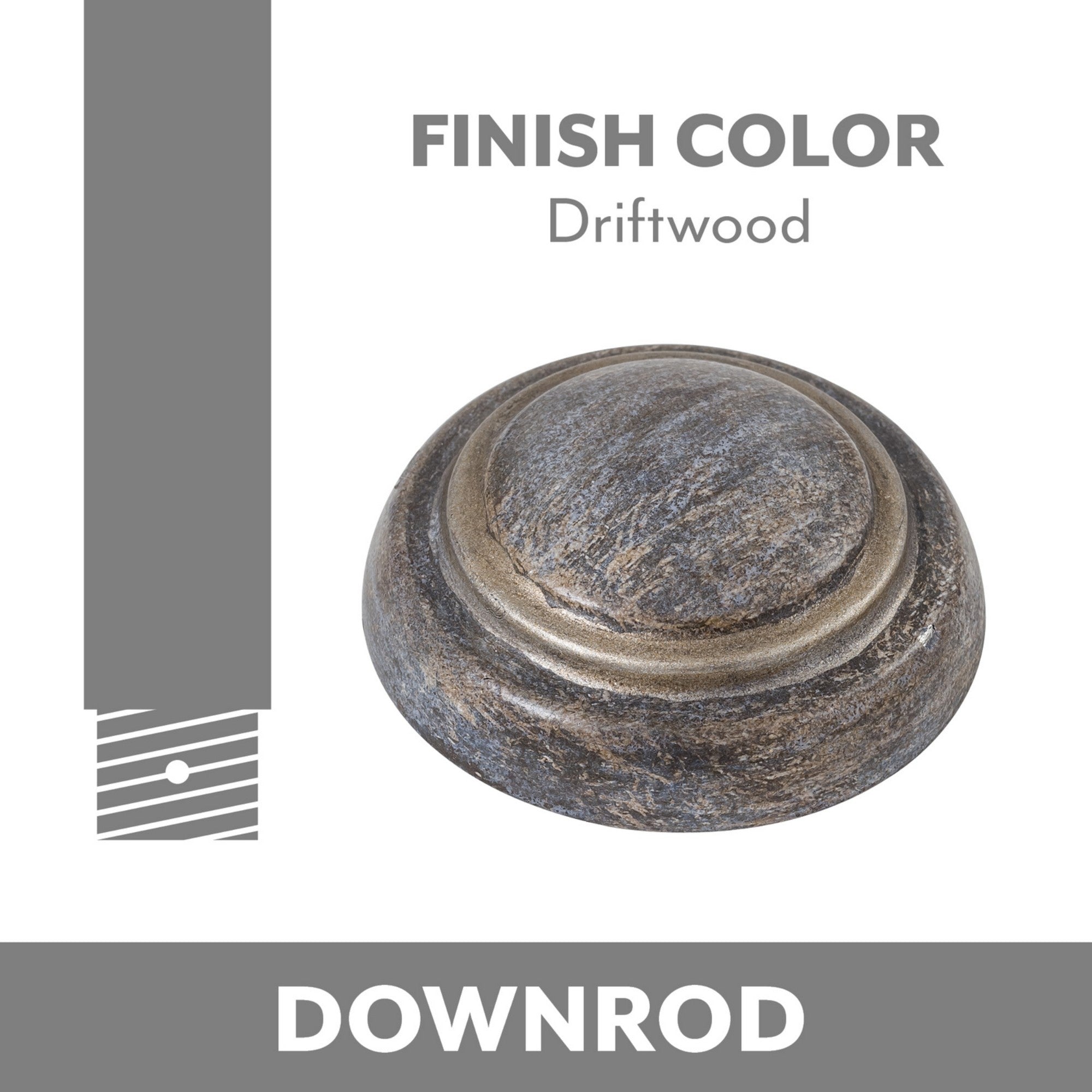 Minka Aire Driftwood Downrod - Bees Lighting