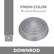 Minka Aire 36" Downrod Brushed Aluminum Finish - Bees Lighting