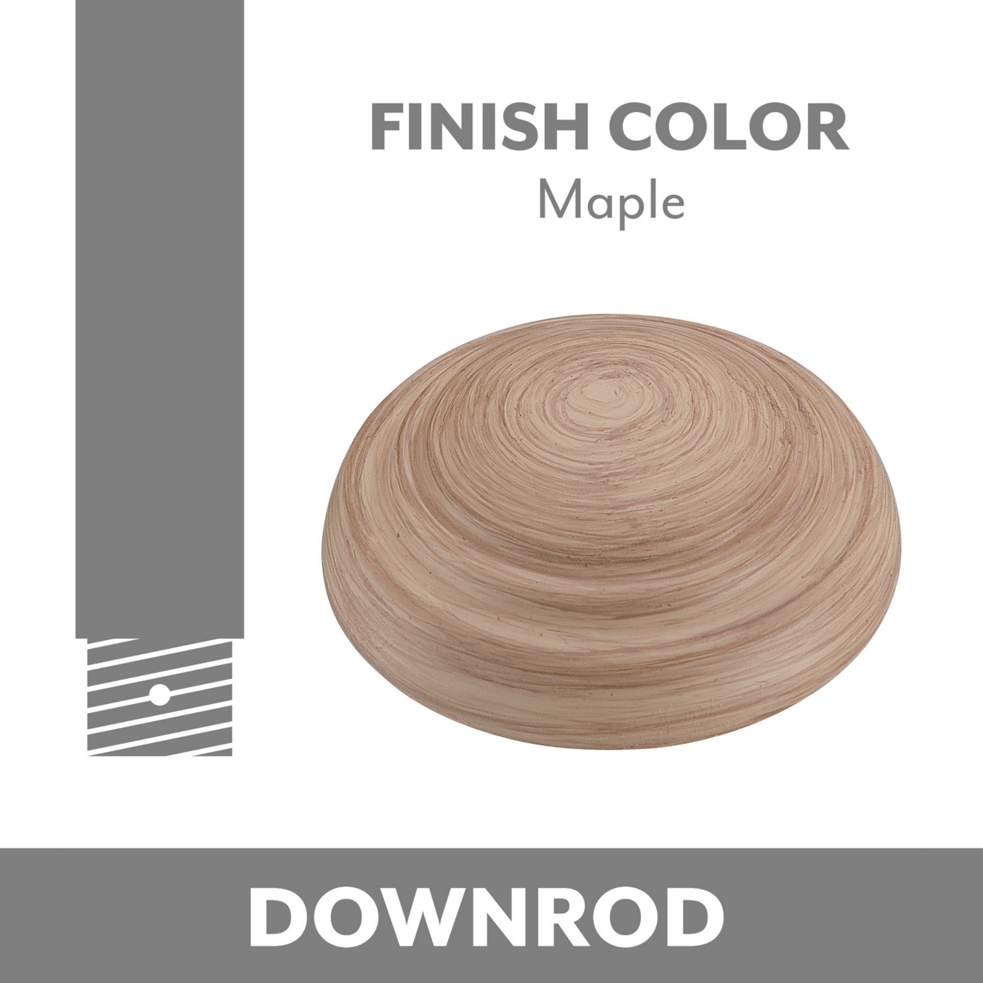 Minka Aire 36" Downrod Maple Finish - Bees Lighting