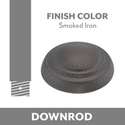 Minka Aire 36" Downrod Smoked iron Finish - Bees Lighting