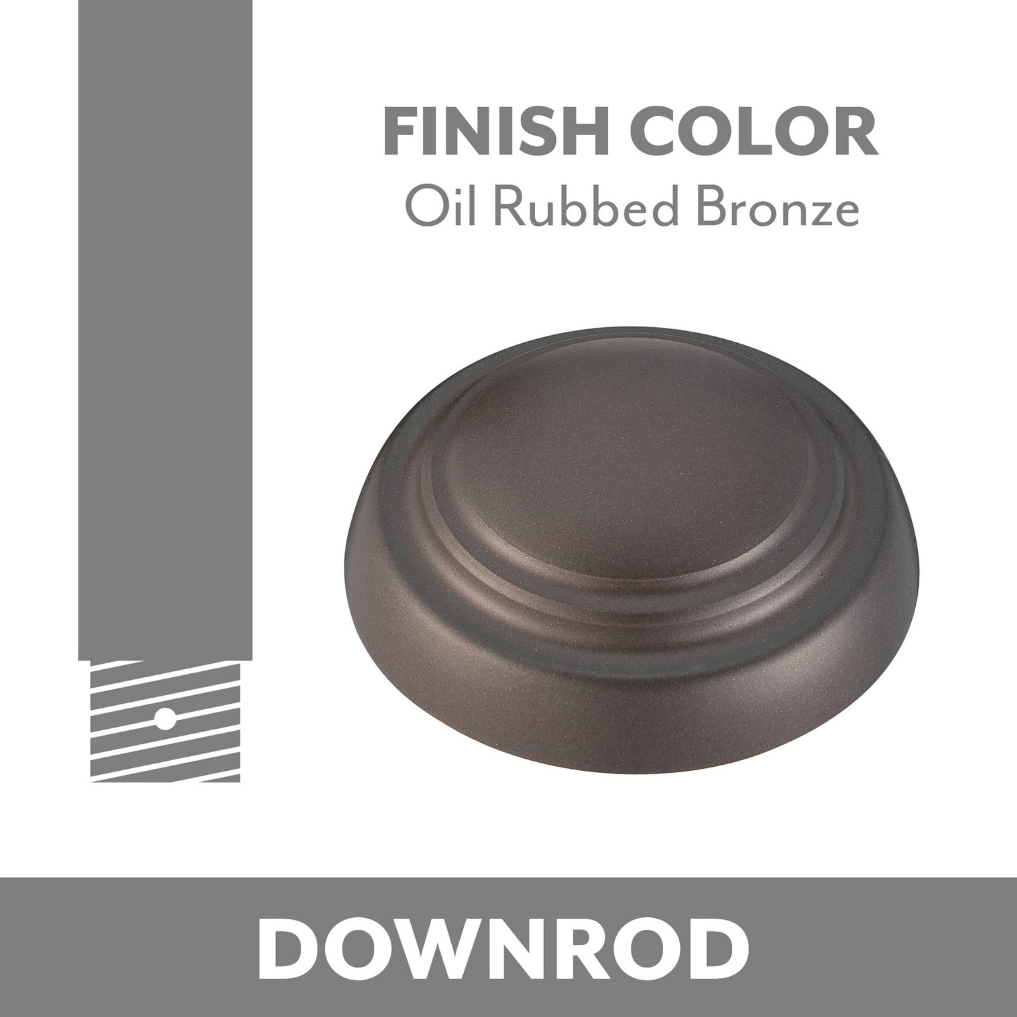 Minka Aire Oil Rubbed Bronze Downrod - Bees Lighting