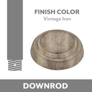 Minka Aire 60" Downrod Vintage Iron Finish - Bees Lighting