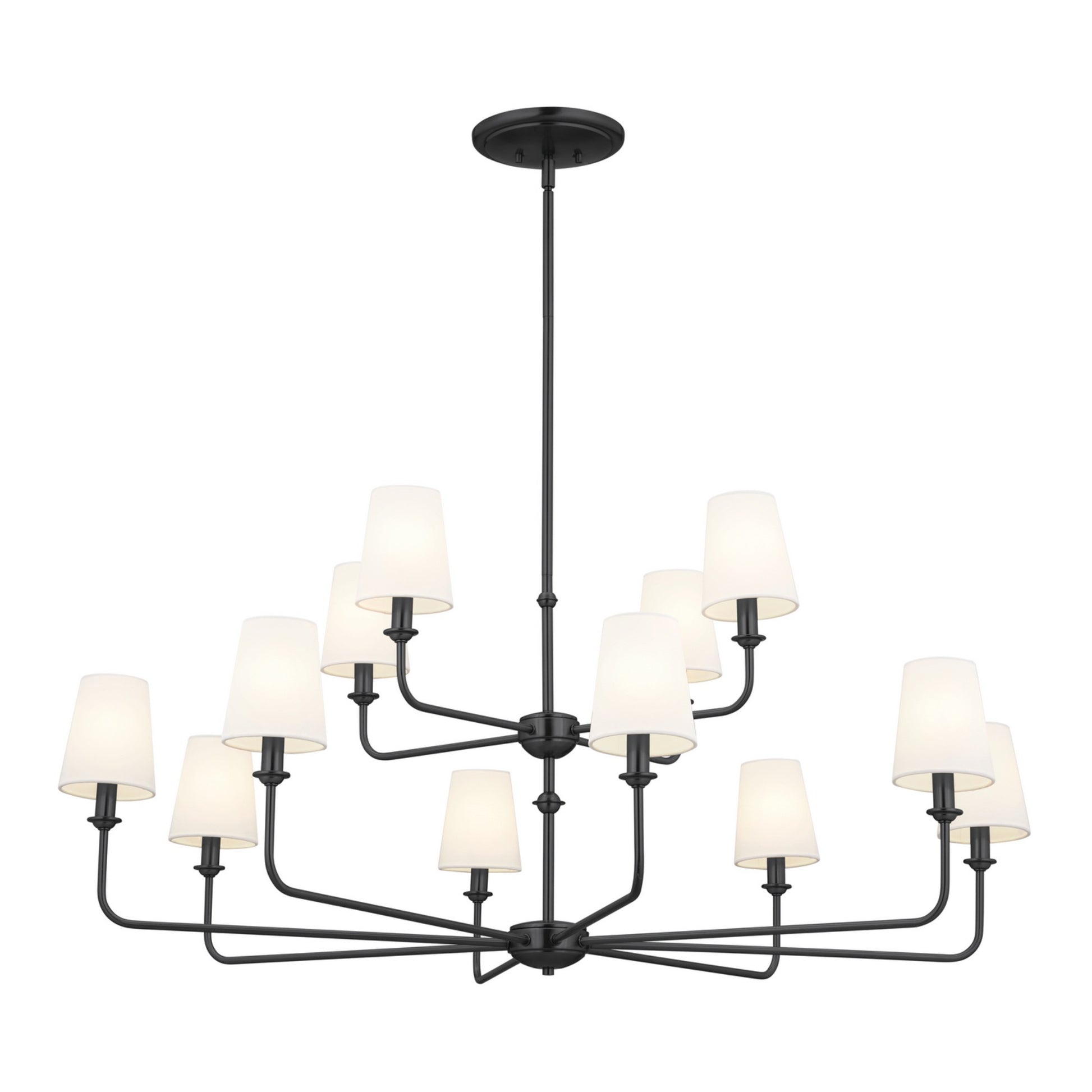 Pallas 42" 2-Tier Chandelier - Bees Lighting