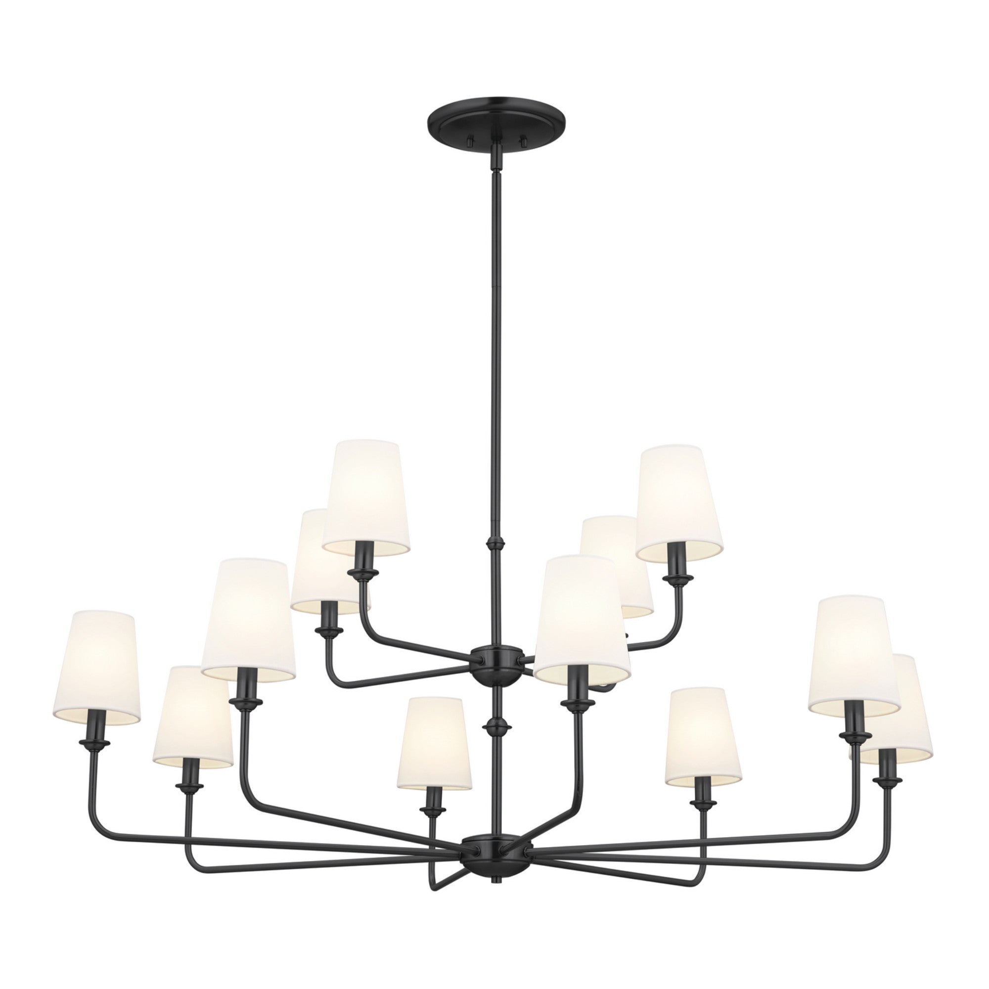 Pallas 42" 2-Tier Chandelier - Bees Lighting