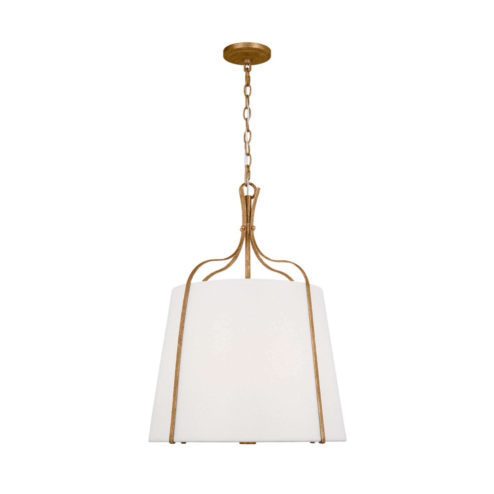 Leander 18" Medium Hanging Shade, Antique Gild Finish - Bees Lighting