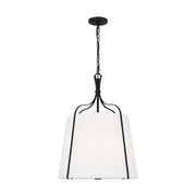 Leander 18" Medium Hanging Shade, Smith Steel Finish - Bees Lighting
