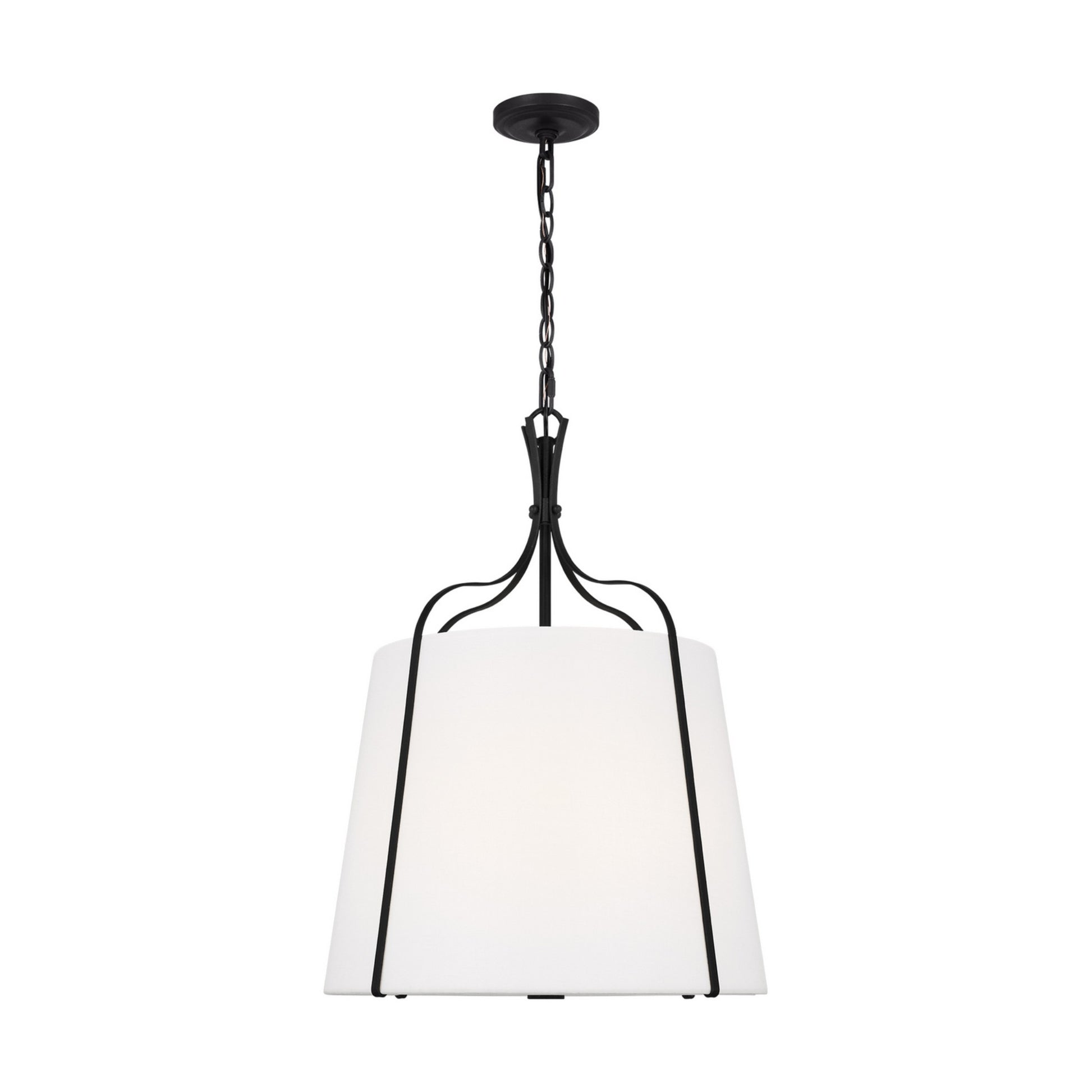 Leander 18" Medium Hanging Shade, Smith Steel Finish - Bees Lighting
