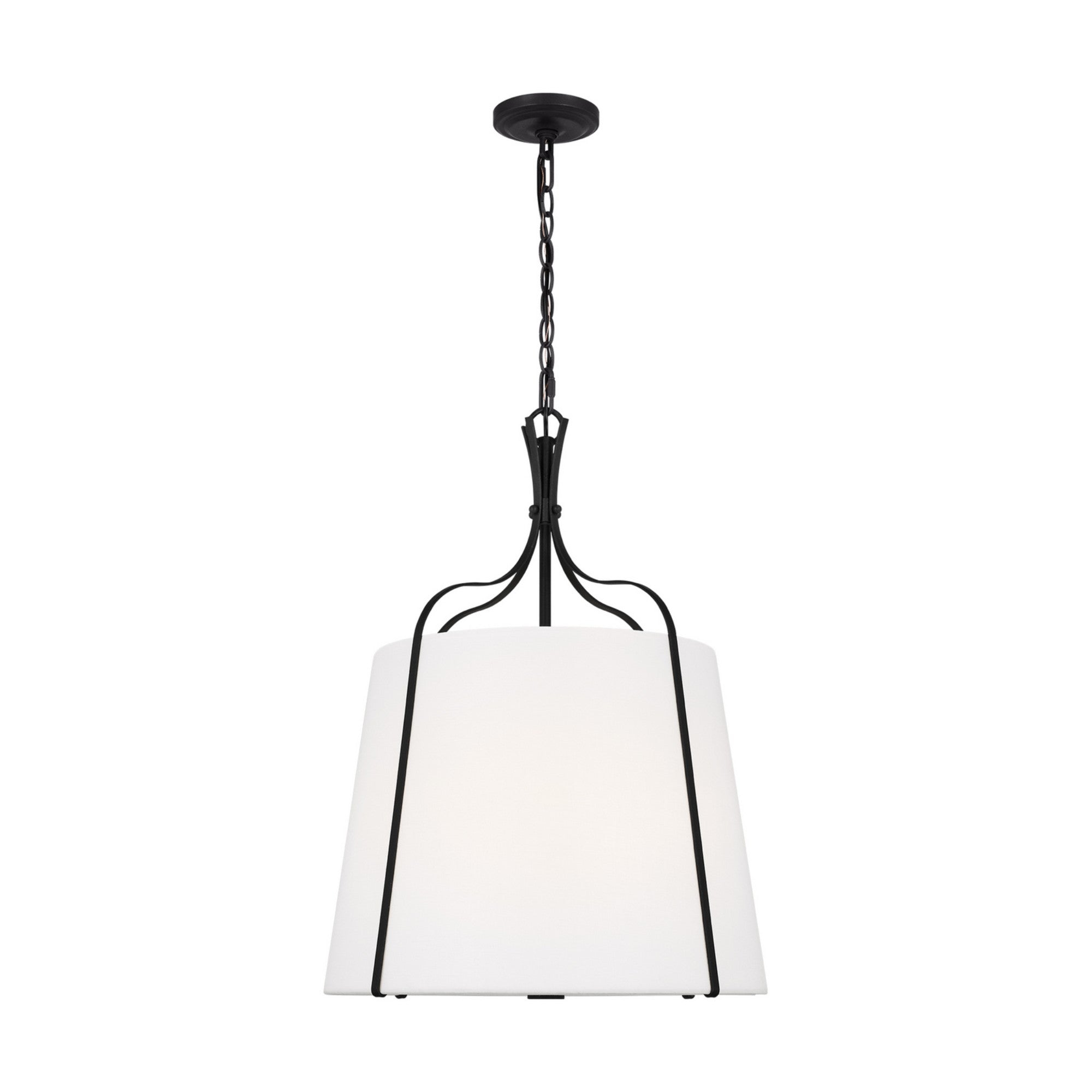 Leander 18" Medium Hanging Shade, Smith Steel Finish - Bees Lighting
