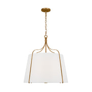 Leander 24" Large Hanging Shade, Antique Gild Finish - Bees Lighting
