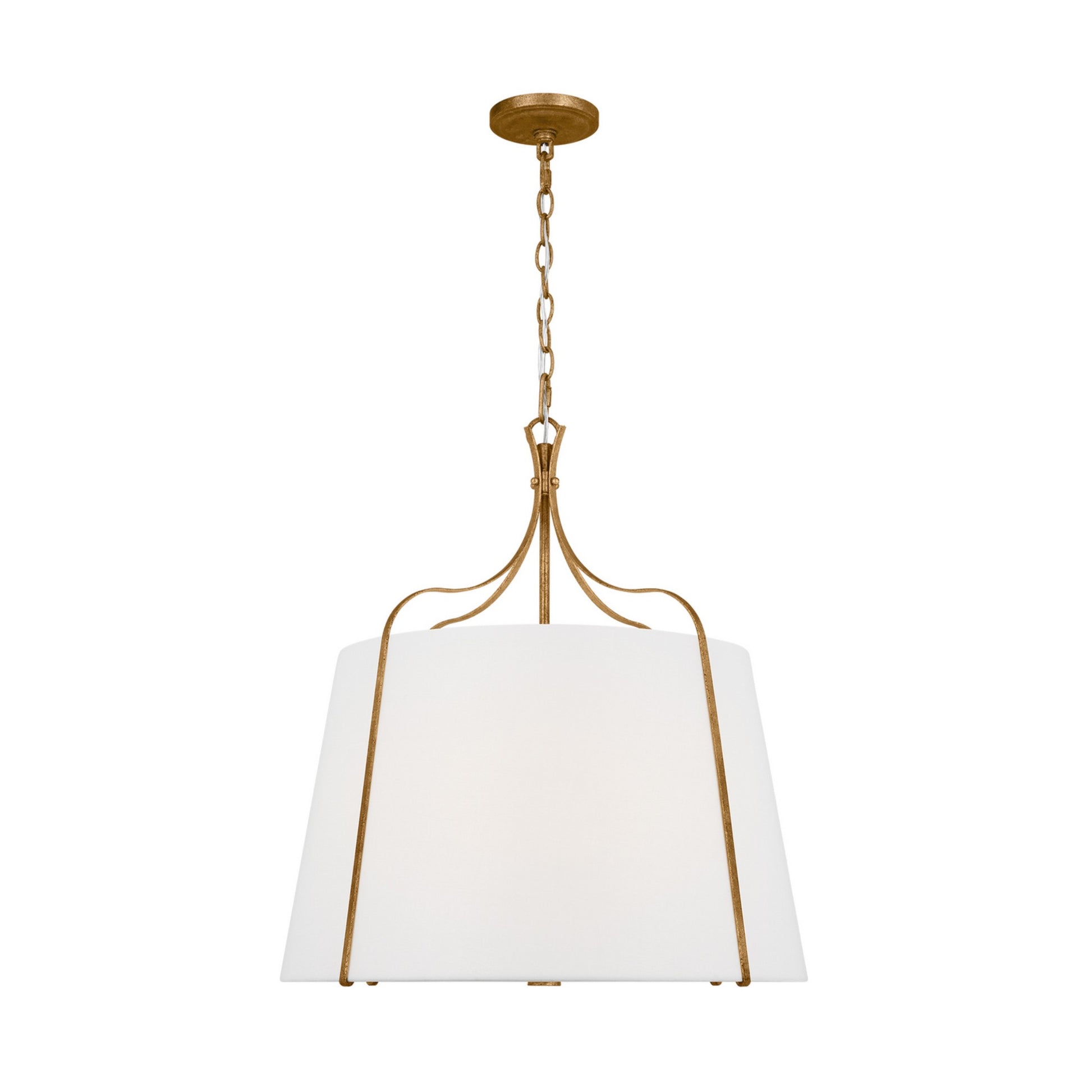 Leander 24" Large Hanging Shade, Antique Gild Finish - Bees Lighting
