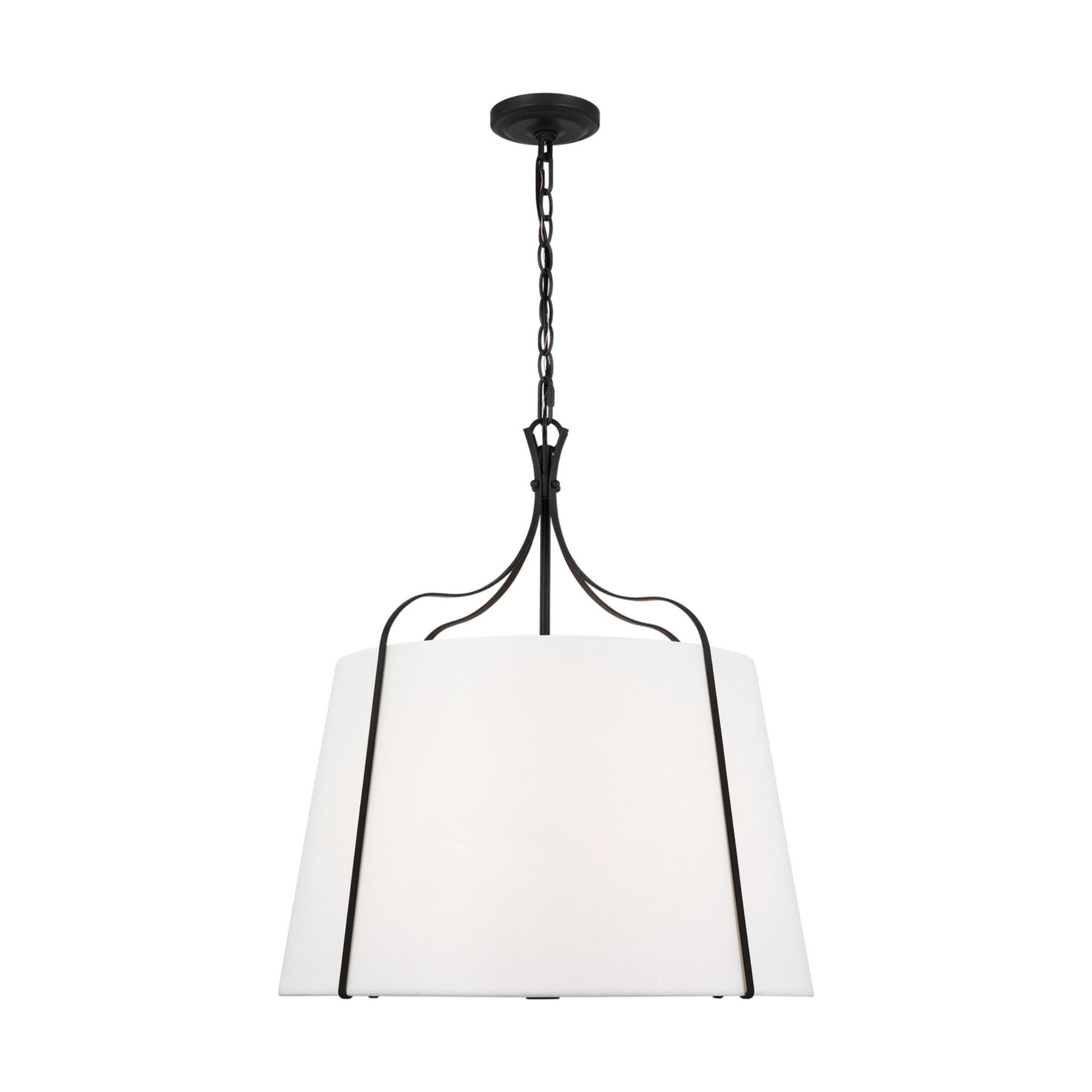 Leander 24" Large Hanging Shade, Smith Steel Finish - Bees Lighting