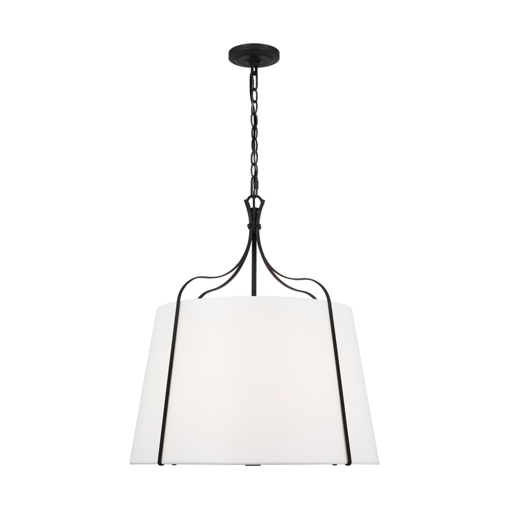 Leander 24" Large Hanging Shade, Smith Steel Finish - Bees Lighting
