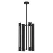 Carson 16" LED 4-Light Pendant, Midnight Black Finish - Bees Lighting
