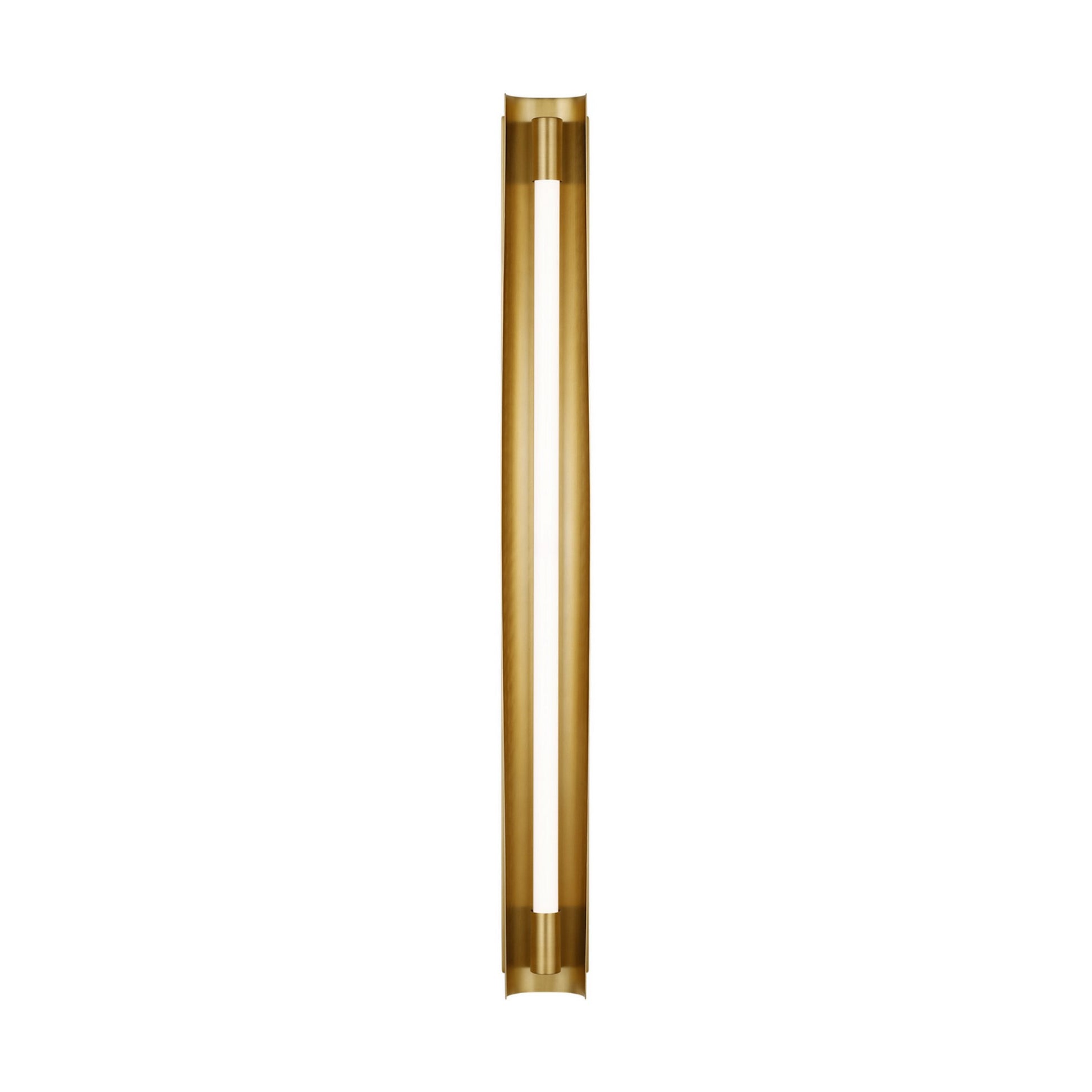 Carson 36" LED Grand Vanity Light, Burnished Brass Finish - Bees Lighting