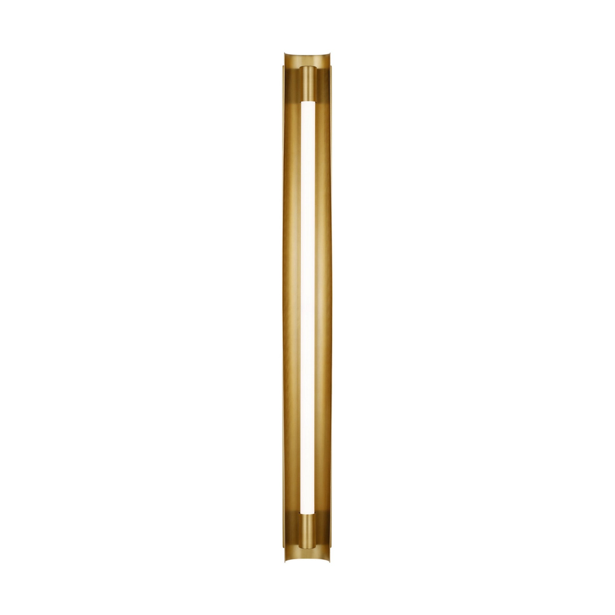 Carson 36" LED Grand Vanity Light, Burnished Brass Finish - Bees Lighting