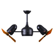 Dagny 41" Rotational Dual Ceiling Fan with Light - Bees Lighting