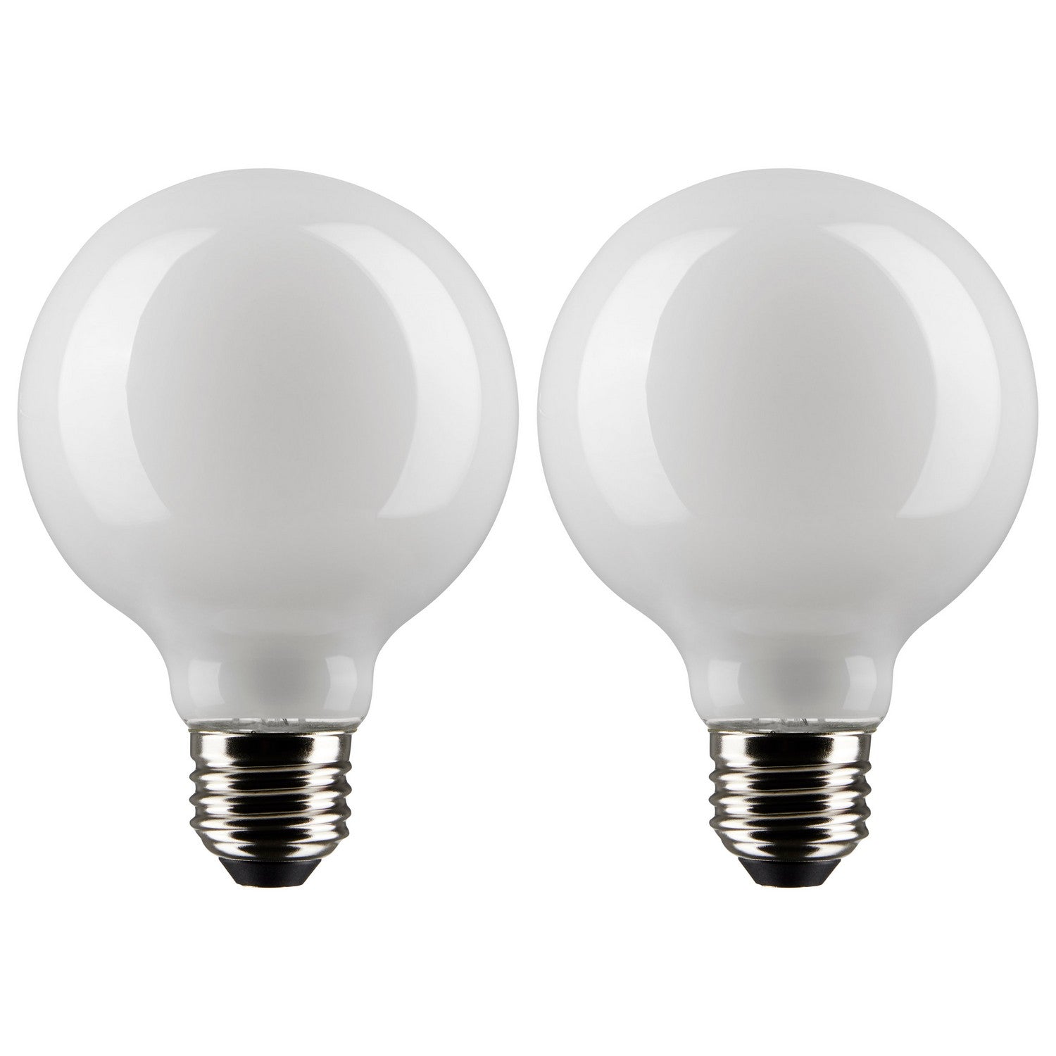 G25 LED Globe Bulb, 5 Watts, 350 Lumens, 40W Equal, 2700K, E26 Medium Base, Frosted, Pack of 2 - Bees Lighting