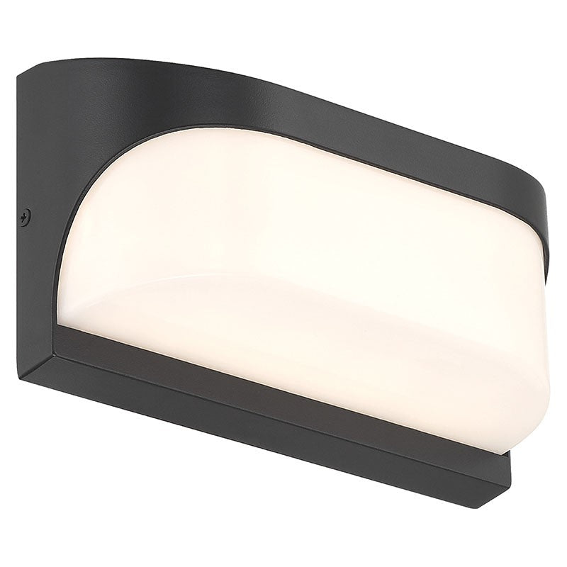 Laguna 9 in. LED Outdoor Wall Sconce Black Finish - Bees Lighting