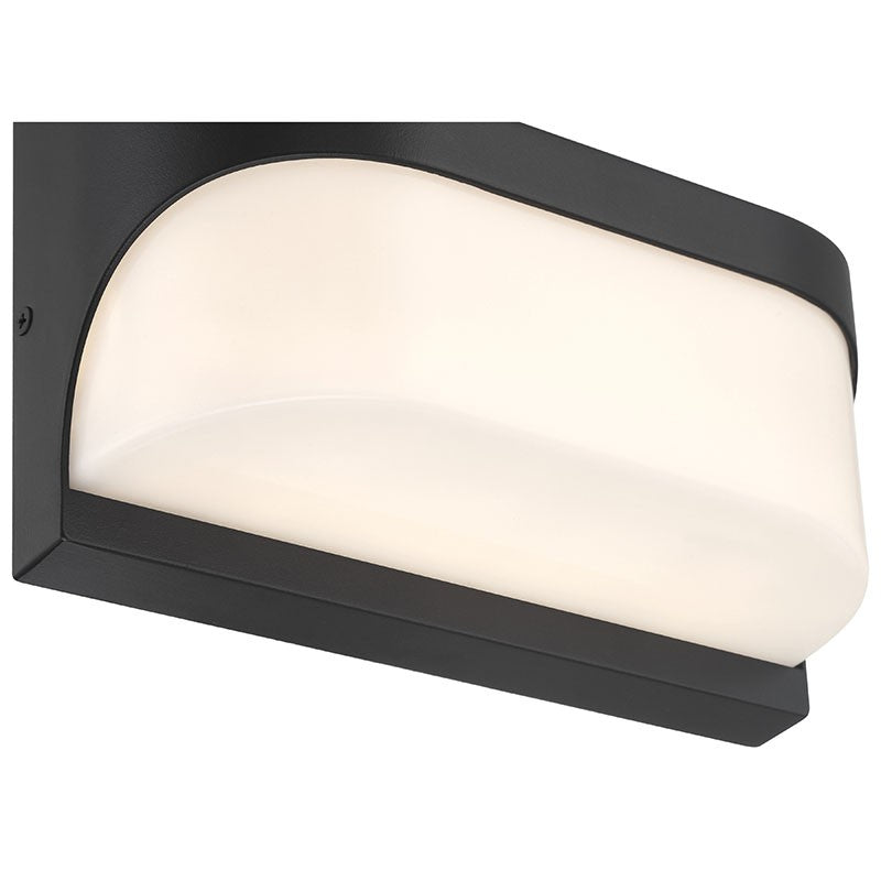 Laguna 9 in. LED Outdoor Wall Sconce Black Finish - Bees Lighting