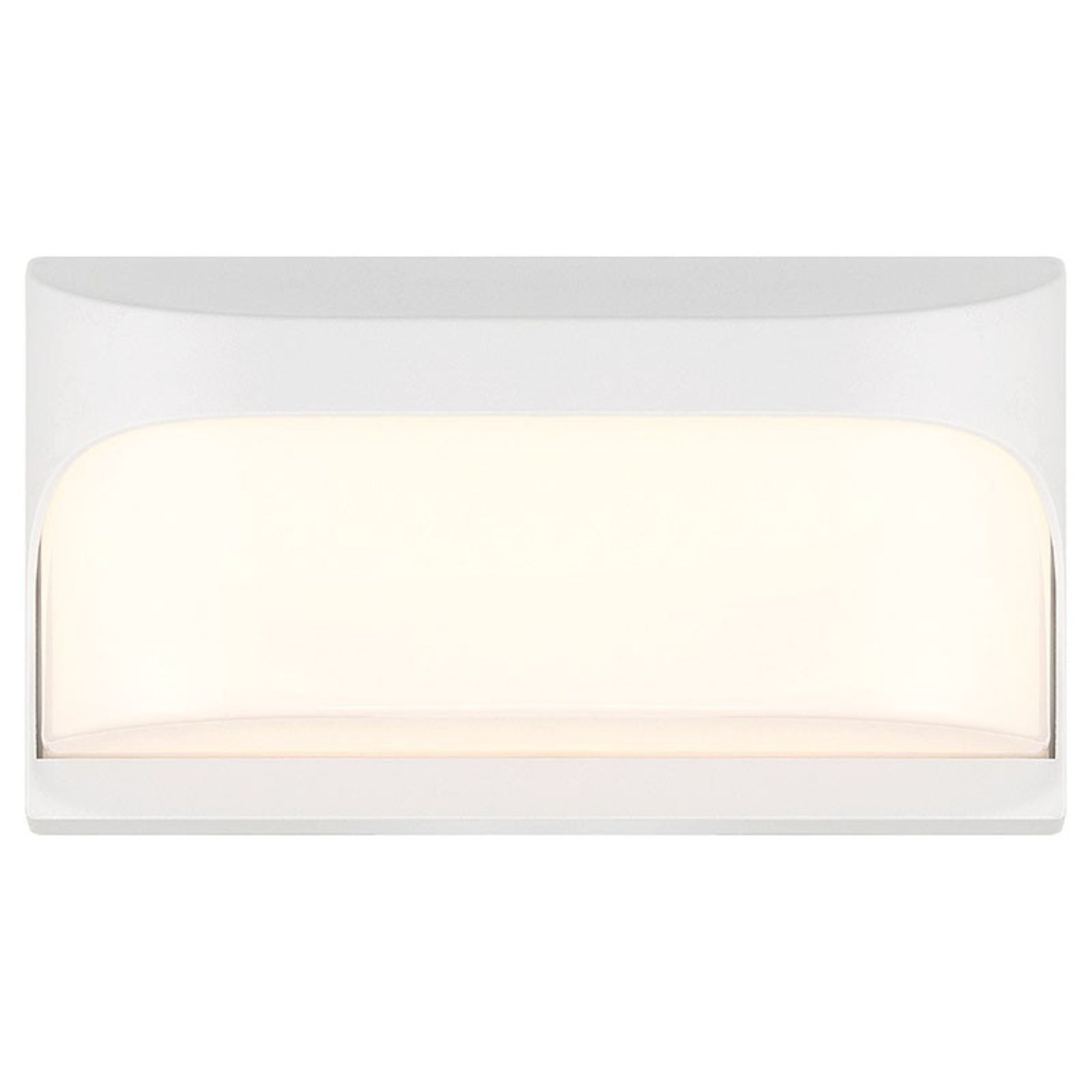 Laguna 9 in. LED Outdoor Wall Sconce White Finish - Bees Lighting