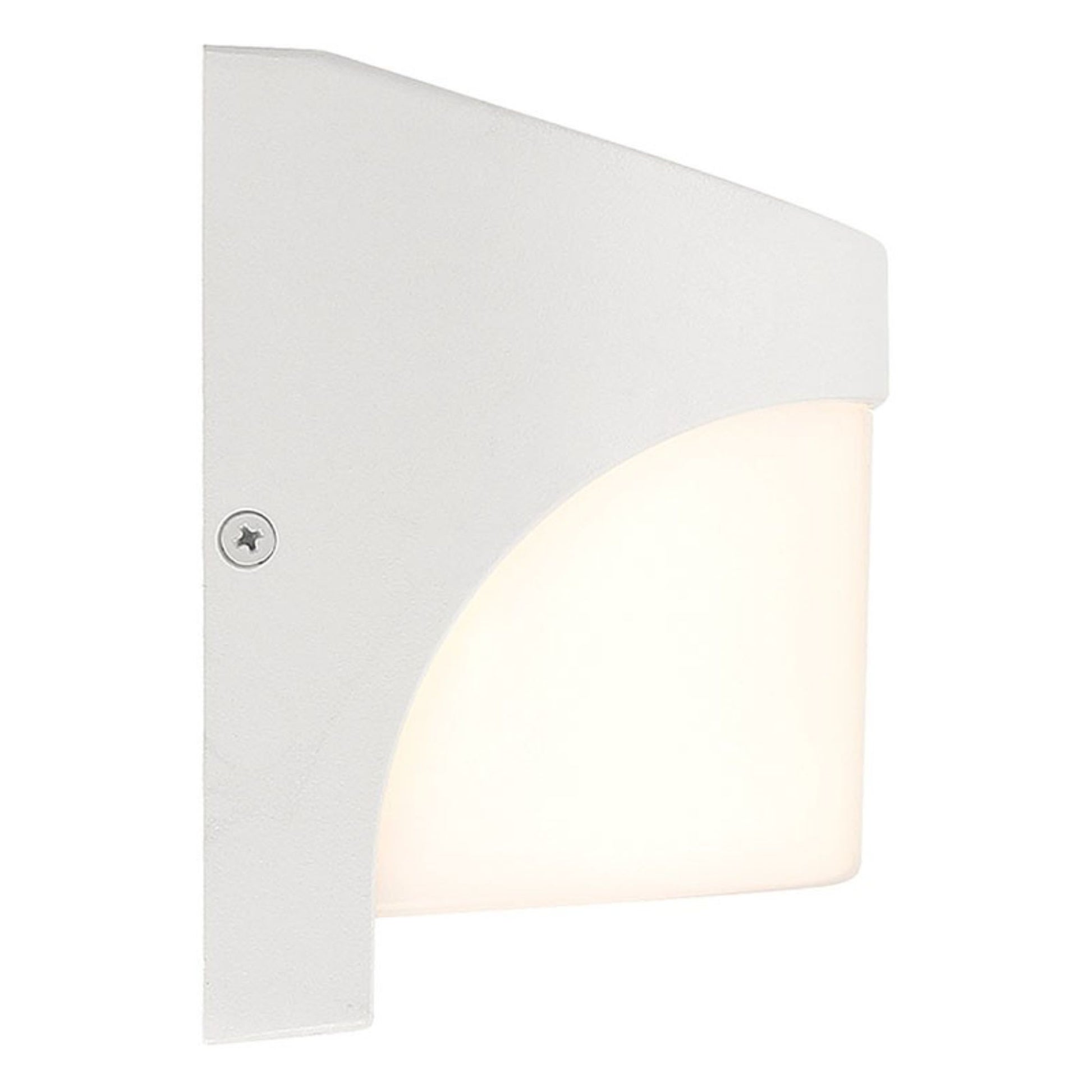 Laguna 9 in. LED Outdoor Wall Sconce White Finish - Bees Lighting