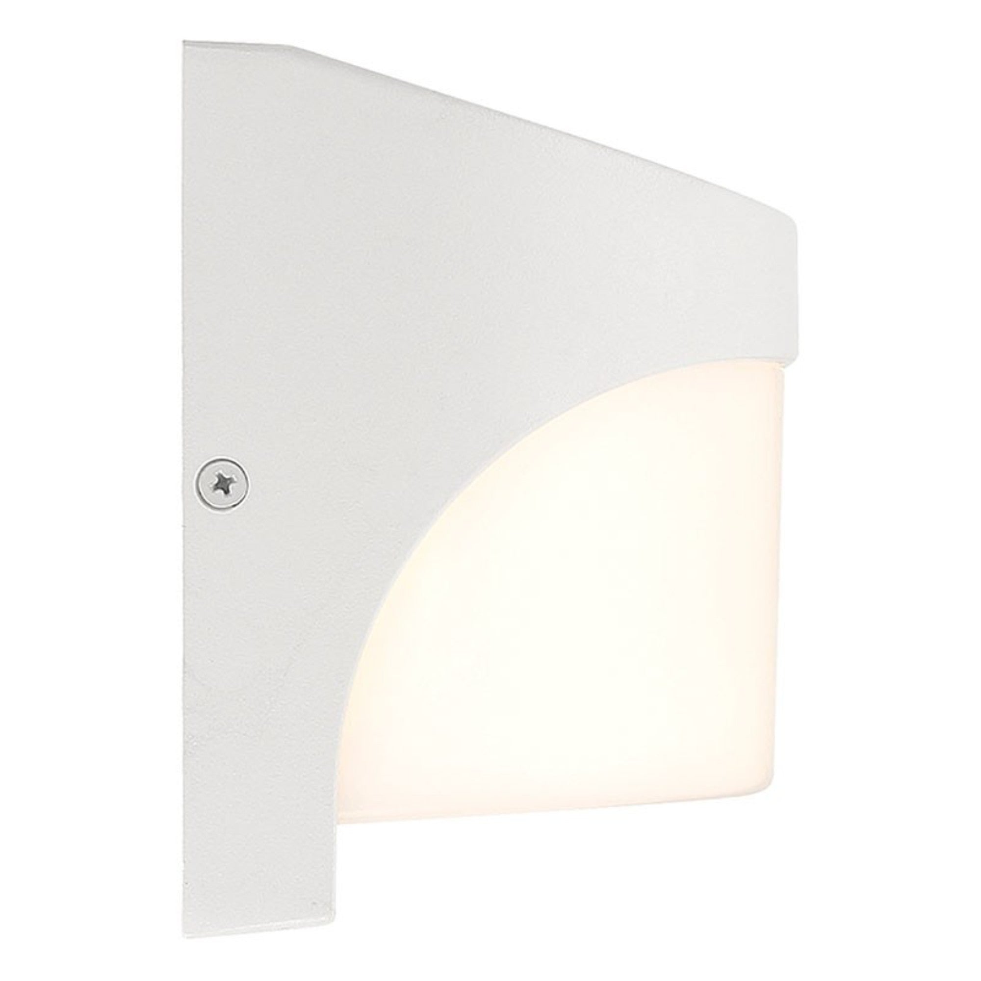Laguna 9" LED Outdoor Wall Sconce, White Finish - Bees Lighting