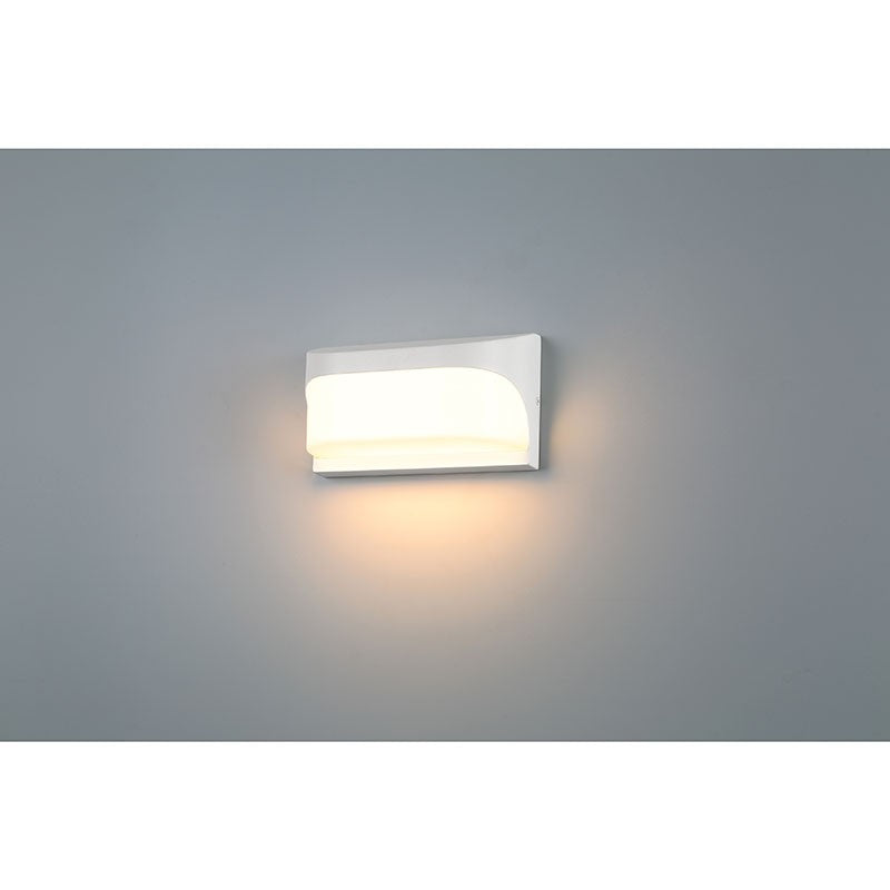 Laguna 9 in. LED Outdoor Wall Sconce White Finish - Bees Lighting