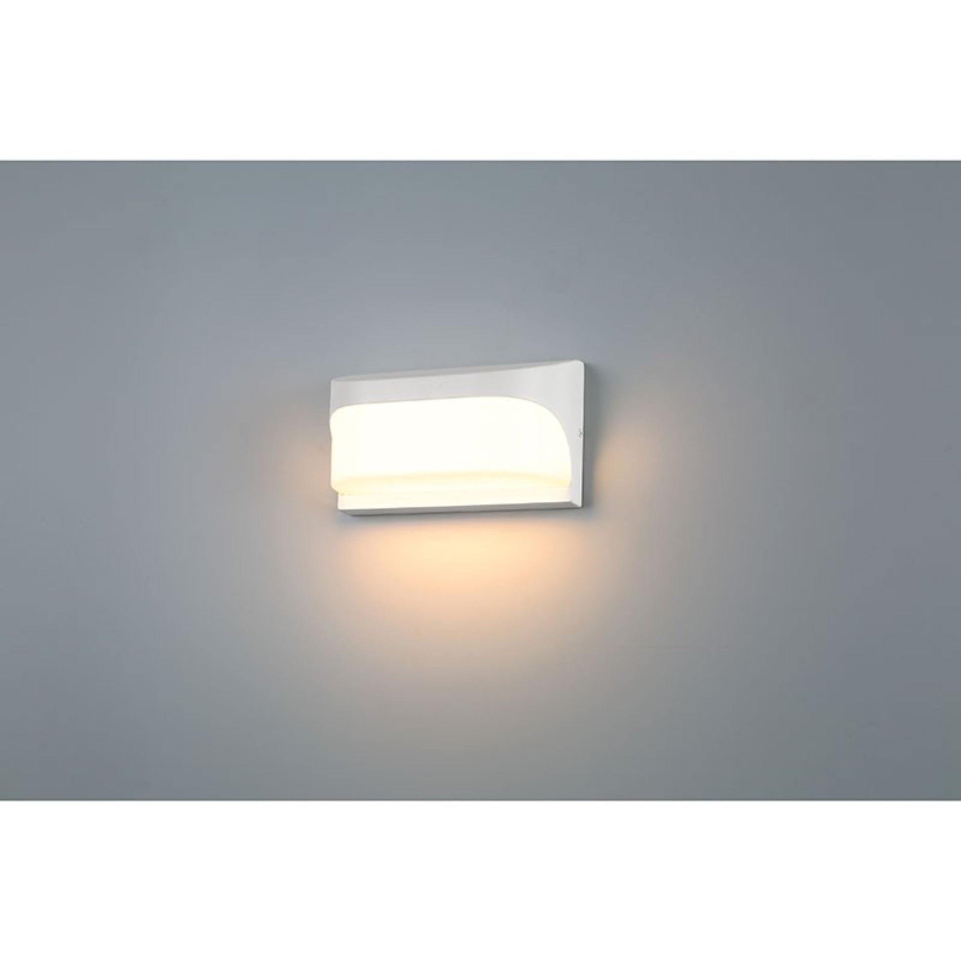 Laguna 9" LED Outdoor Wall Sconce, White Finish - Bees Lighting