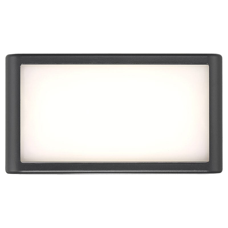 Malibu 9 in. LED Outdoor Wall Sconce Black Finish