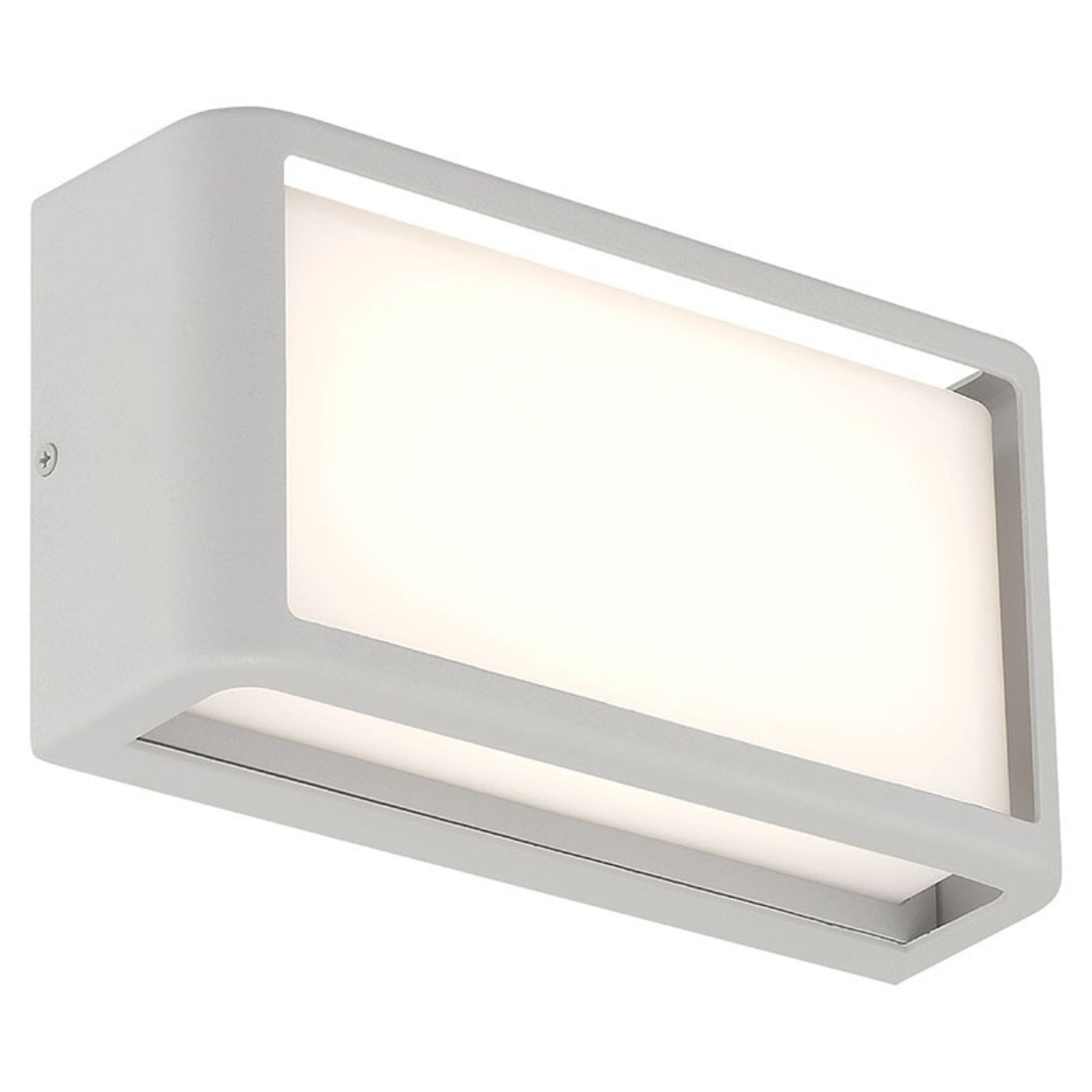 Malibu 9" LED Outdoor Wall Sconce, Satin Finish - Bees Lighting