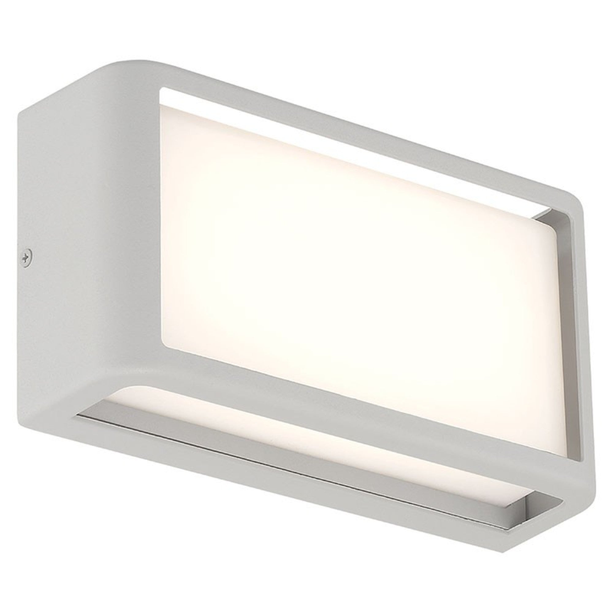 Malibu 9" LED Outdoor Wall Sconce, Satin Finish - Bees Lighting