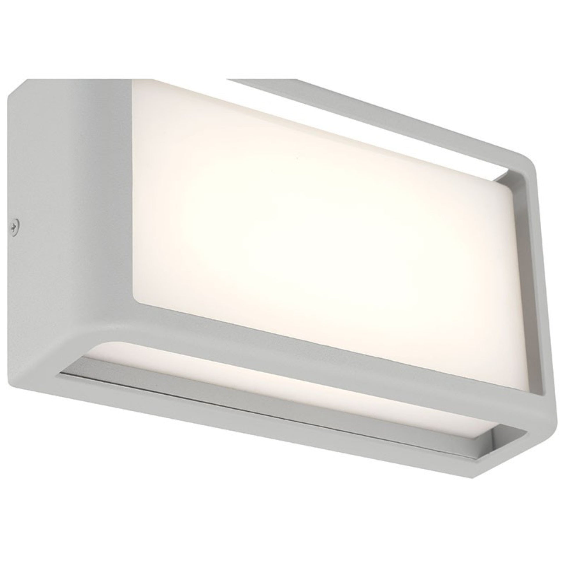 Malibu 9" LED Outdoor Wall Sconce, Satin Finish - Bees Lighting