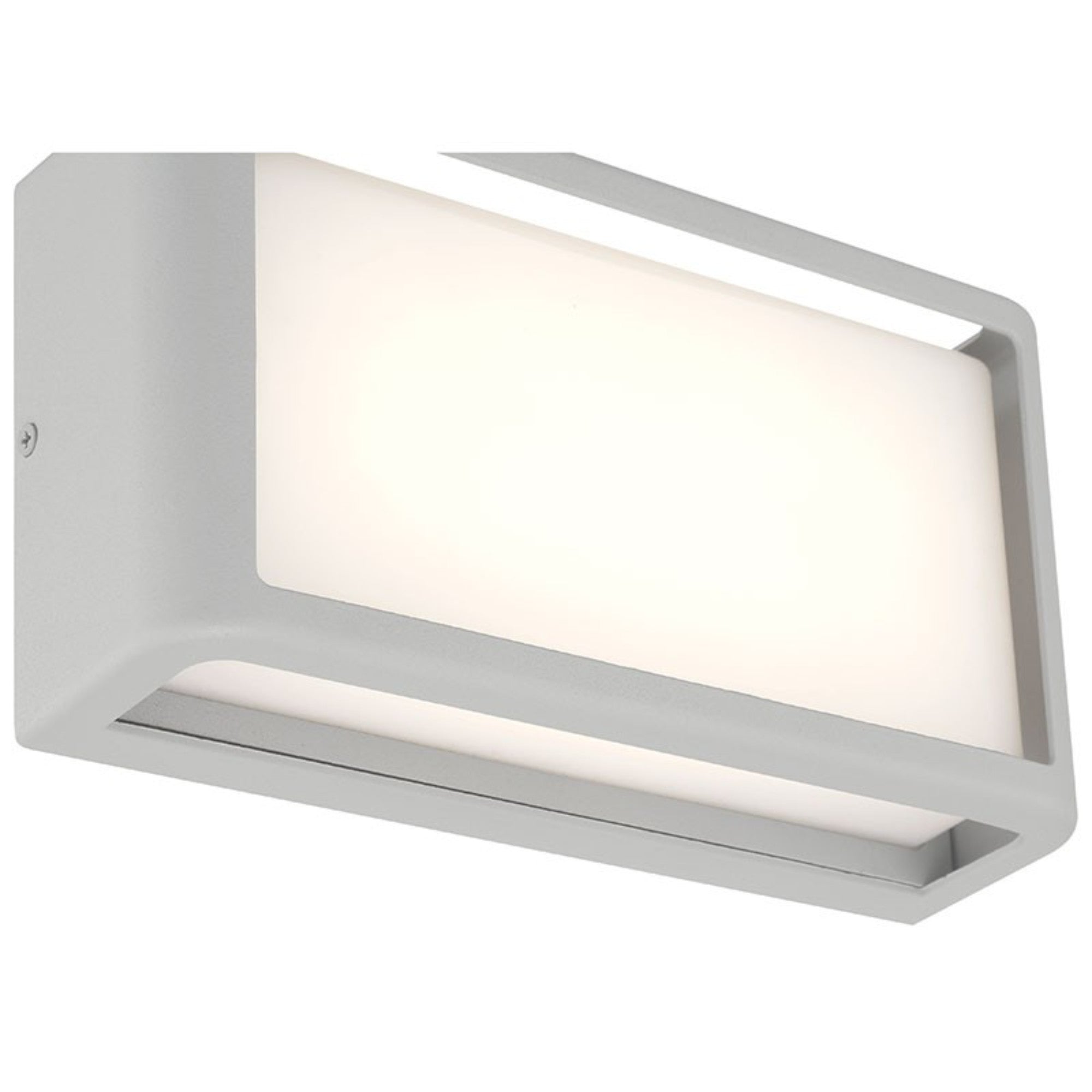 Malibu 9" LED Outdoor Wall Sconce, Satin Finish - Bees Lighting