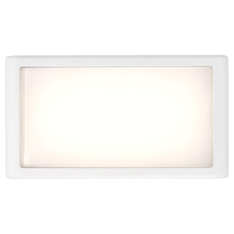 Malibu 9 in. LED Outdoor Wall Sconce White Finish - Bees Lighting