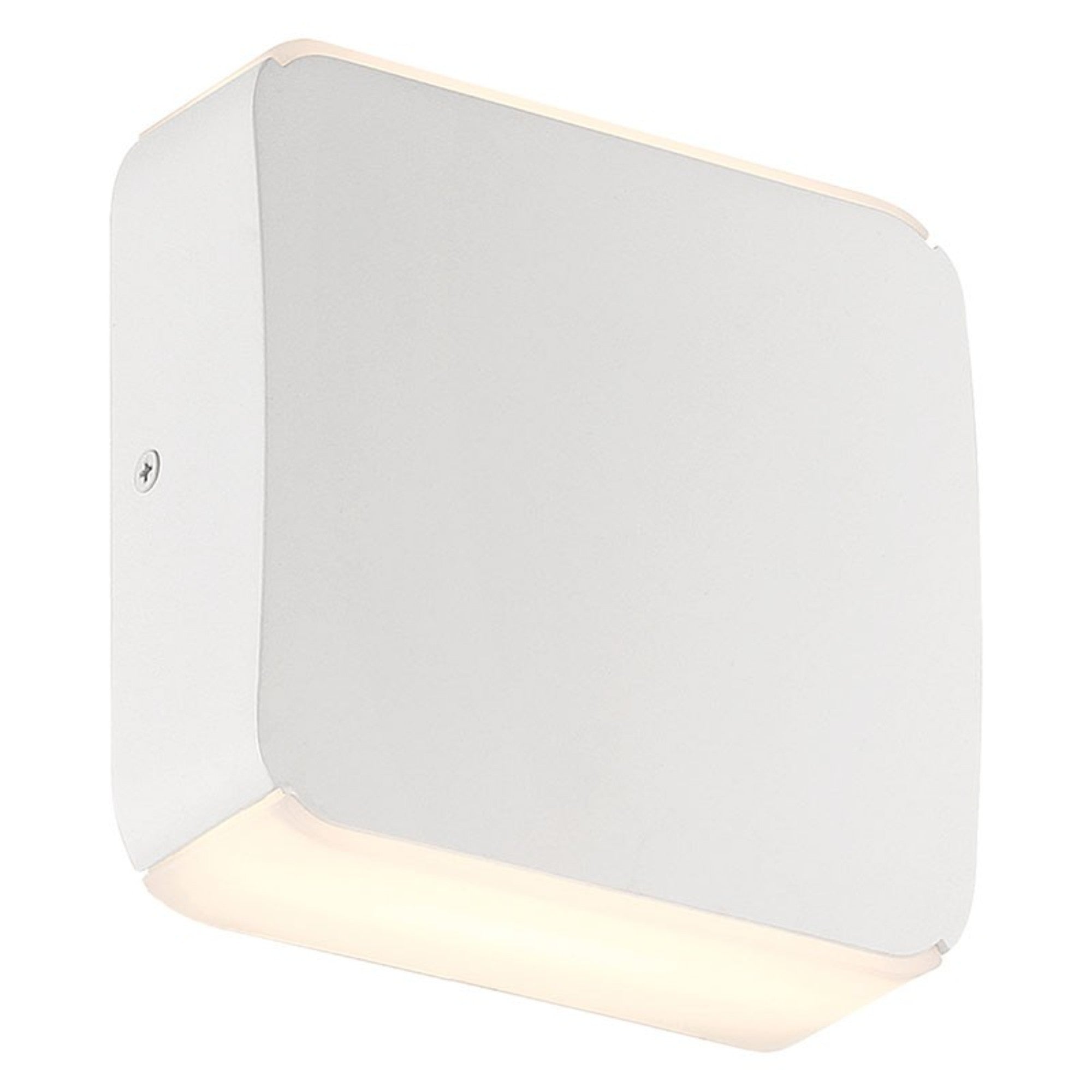 Newport 6" LED Outdoor Wall Sconce, White Finish - Bees Lighting