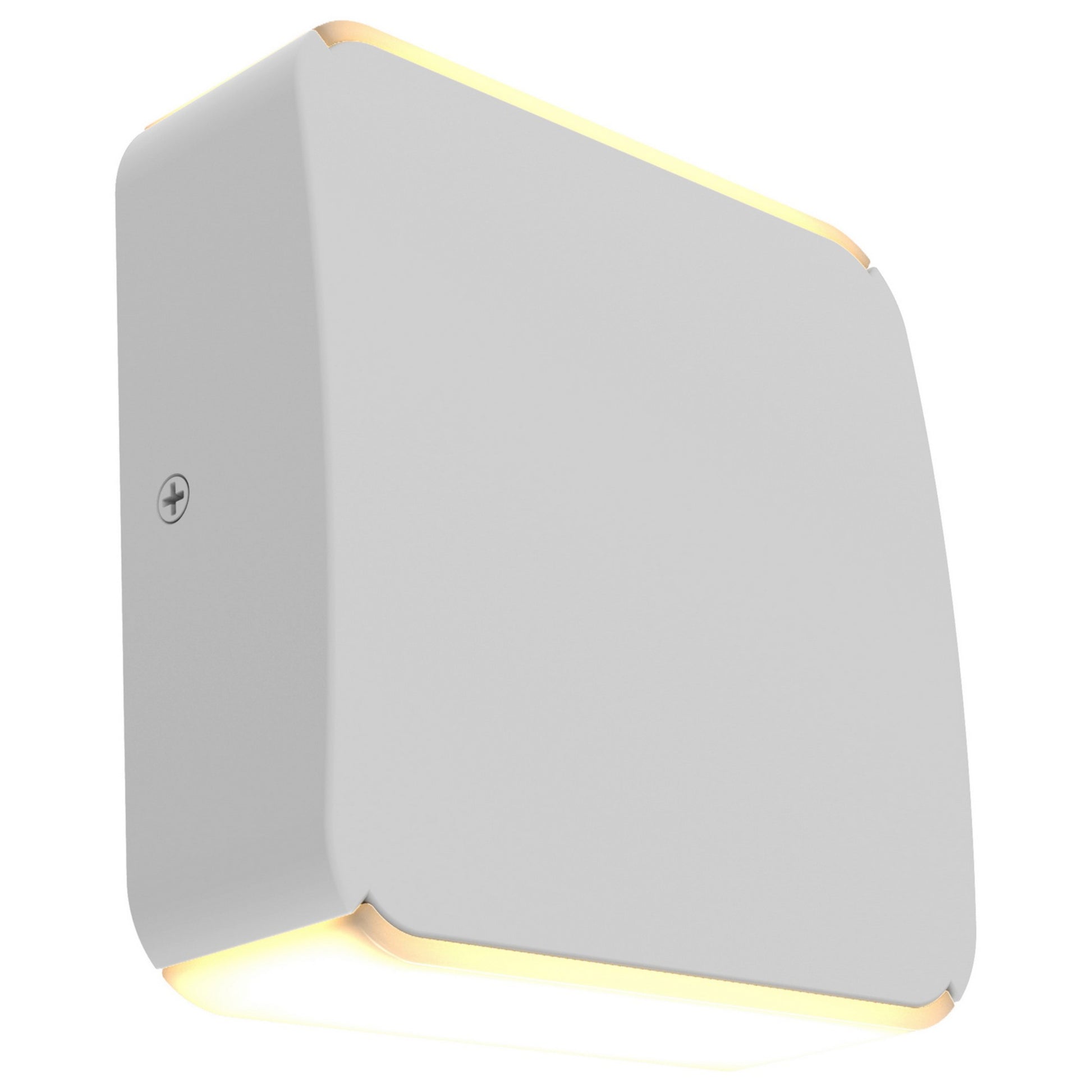 Newport 6" LED Outdoor Wall Sconce, White Finish - Bees Lighting