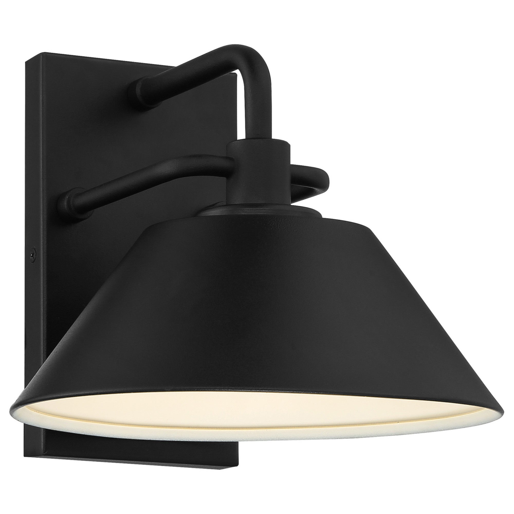 Avalon 9" LED Outdoor Wall Sconce, Black Finish - Bees Lighting