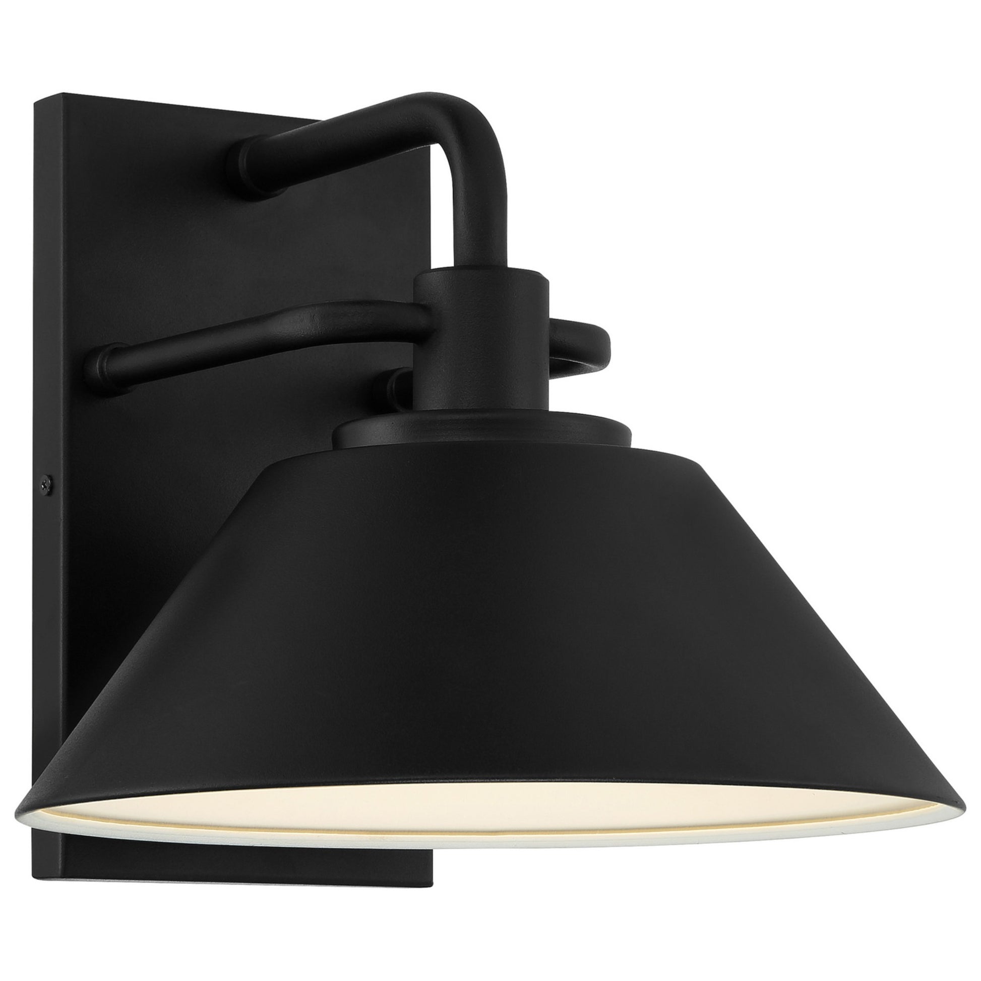 Avalon 11" LED Outdoor Wall Sconce, Black Finish - Bees Lighting