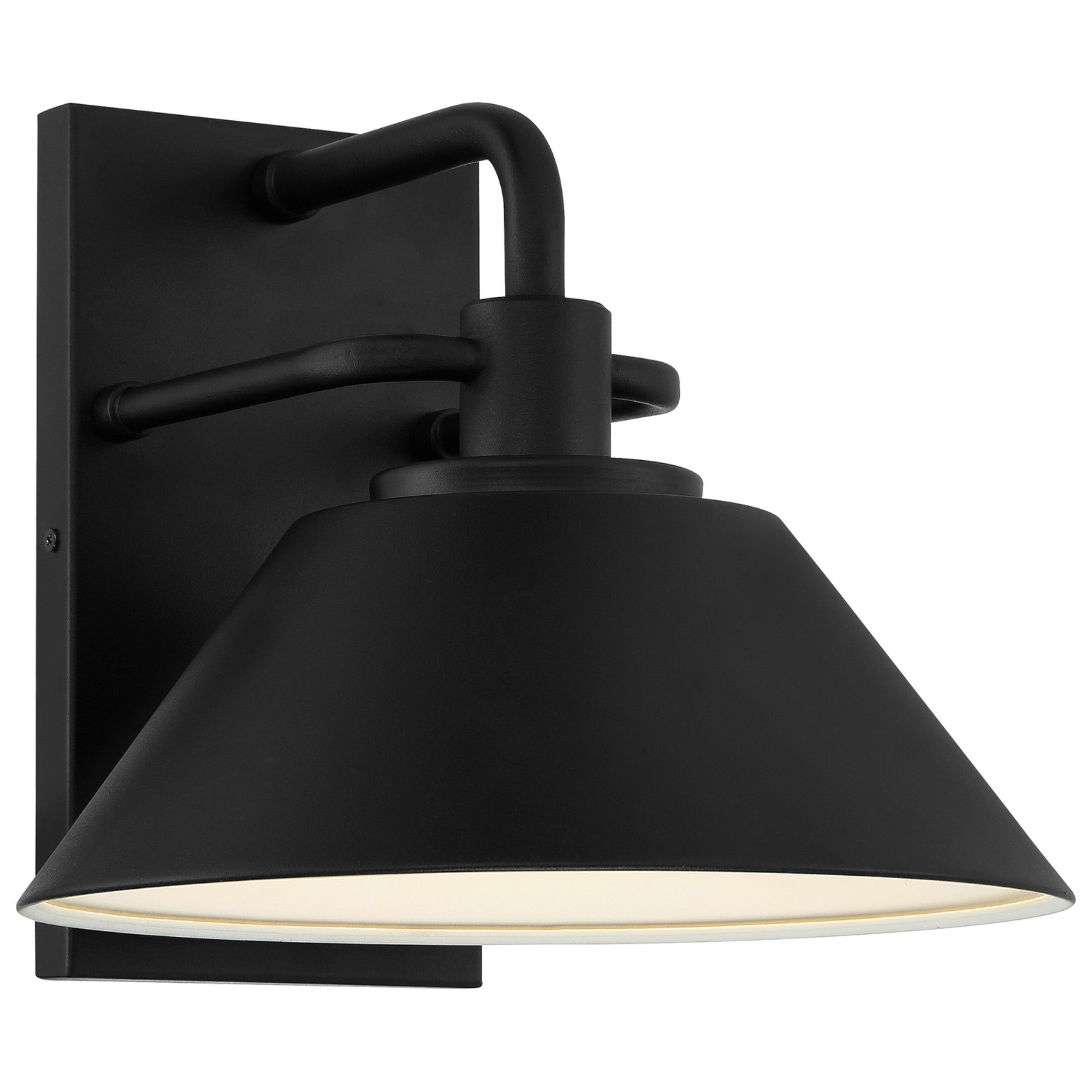 Avalon 11" LED Outdoor Wall Sconce, Black Finish - Bees Lighting