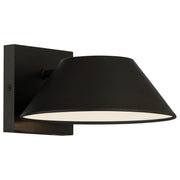 Solano 12" LED Outdoor Wall Sconce, Black Finish - Bees Lighting