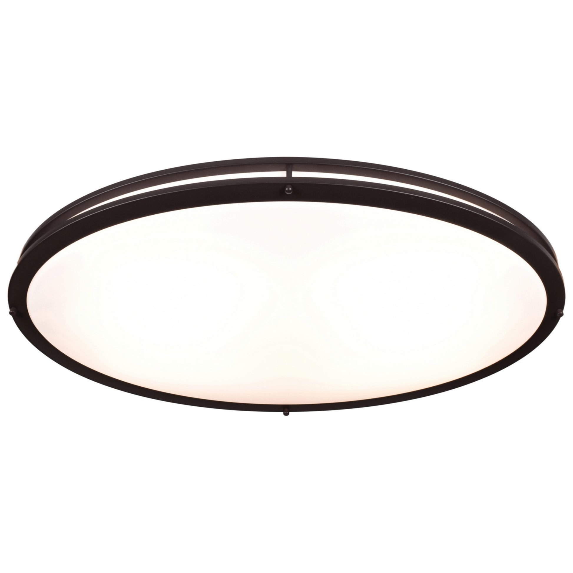 Solero III 33" LED Flush Mount, Bronze Finish - Bees Lighting