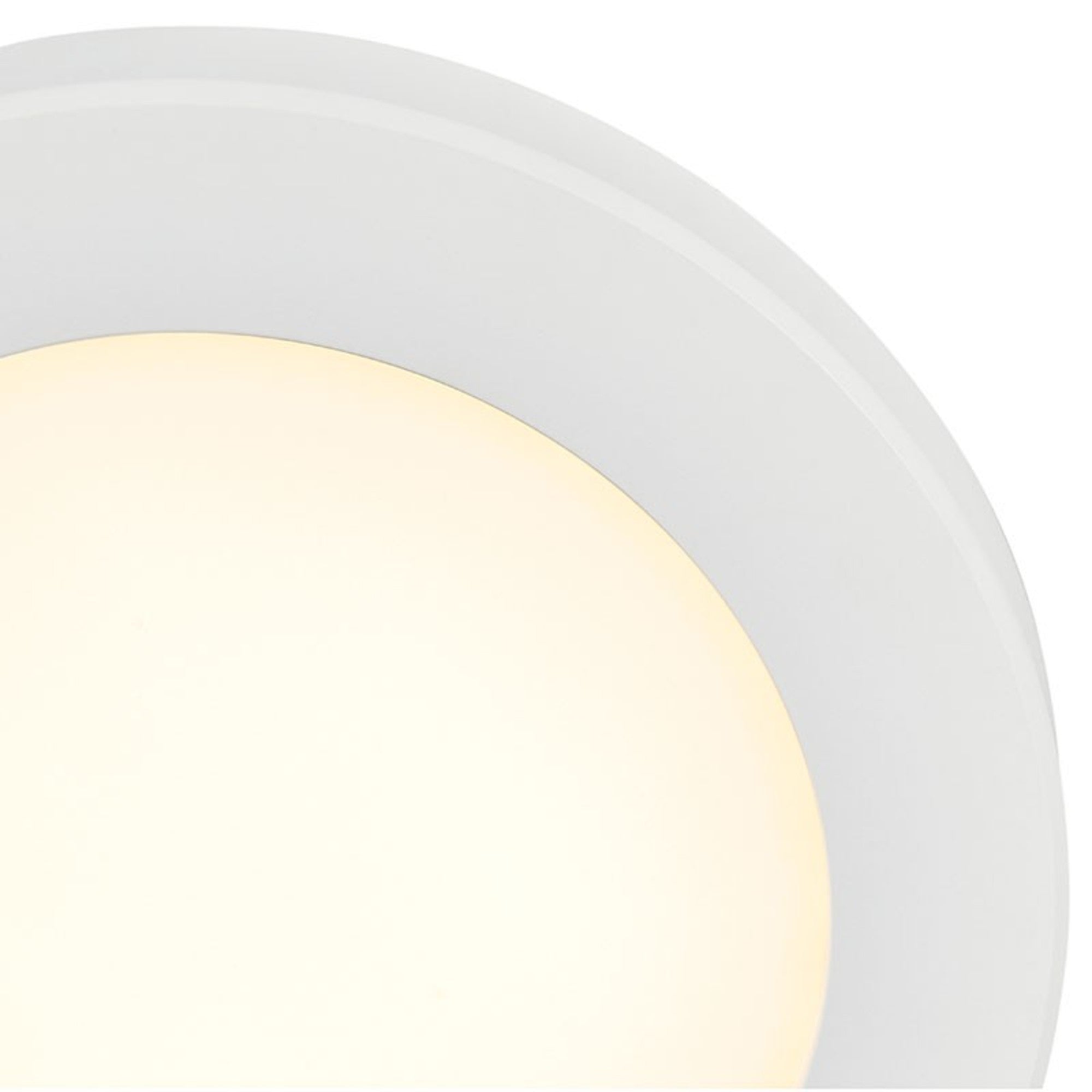 Slim 5" LED Flush Mount, White Finish