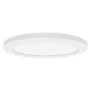 Slim 5" LED Flush Mount, White Finish