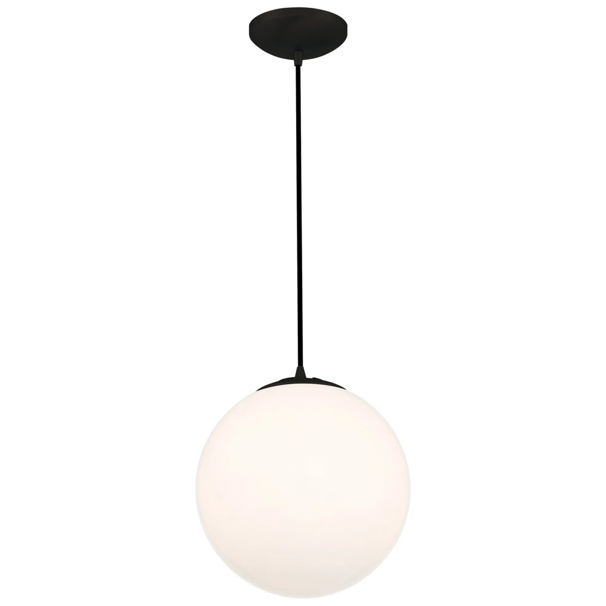 Pearl 11" Pendant, Matte Black Finish - Bees Lighting