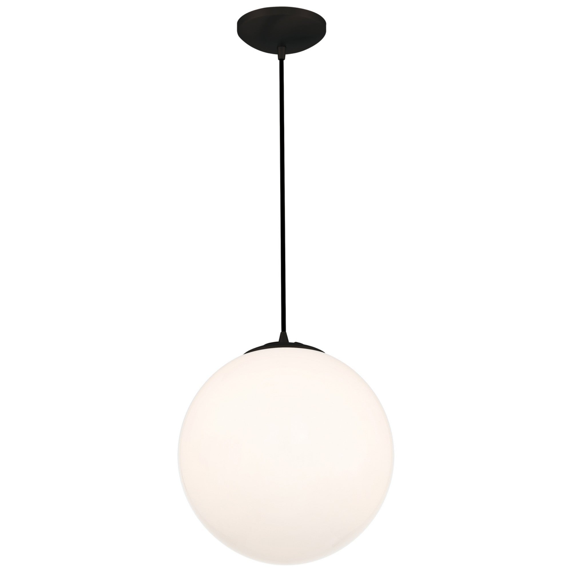 Pearl 17" Pendant, Matte Black Finish - Bees Lighting